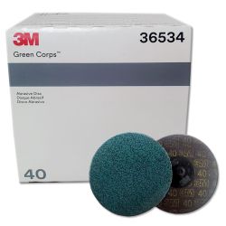 GREEN CORPS ROLOC DISCS 3" 40G 25/BX